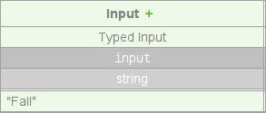 String