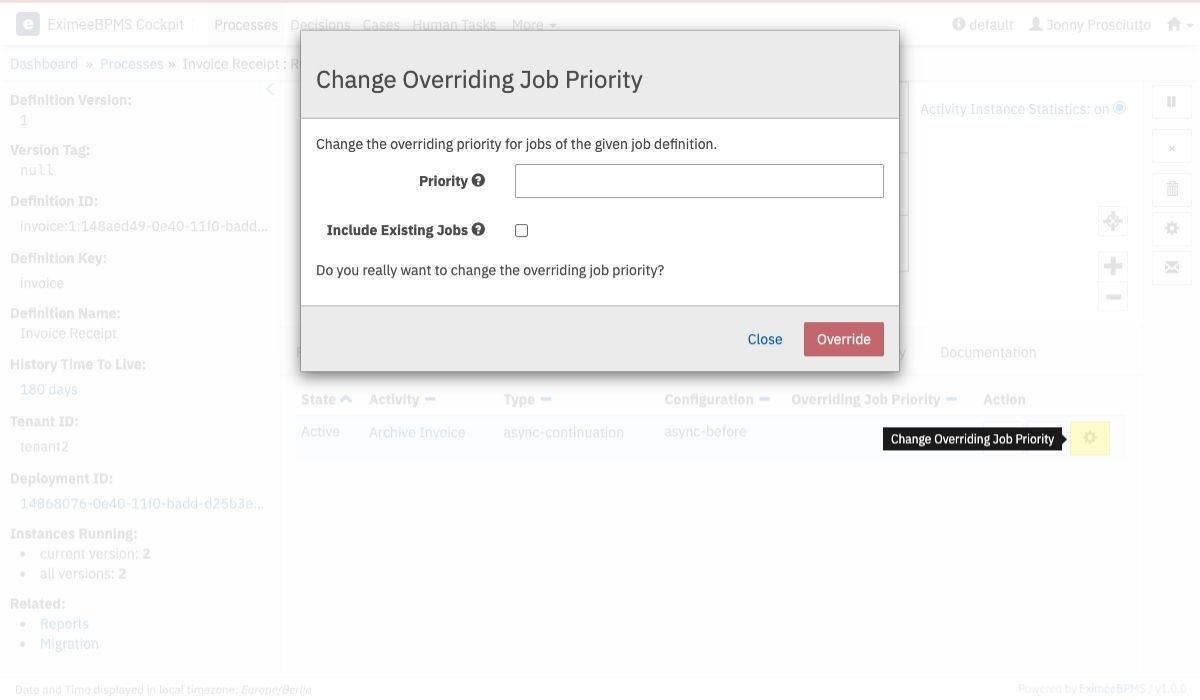 Set Job Priority