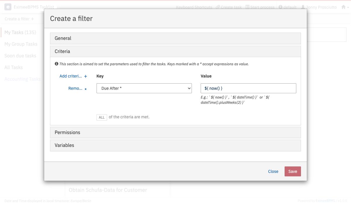 Filter Details
