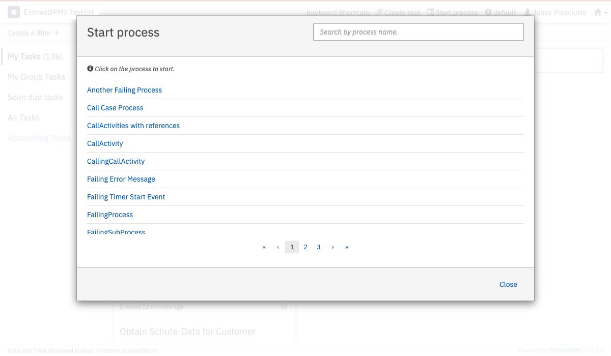Start Process