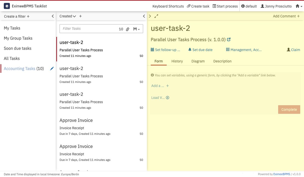Task Detail View